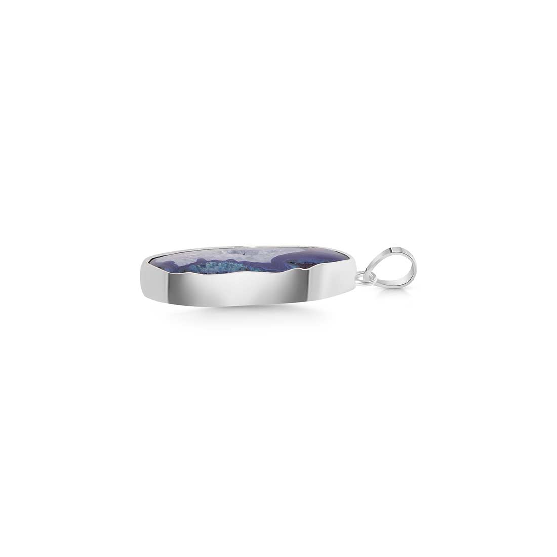 Blue Agate Pendant-(ABU-P-17.)